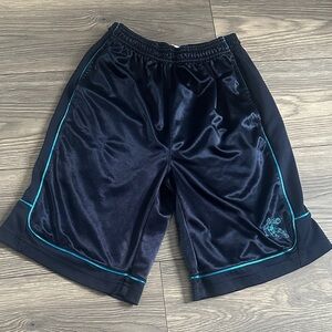 AND1 Kids Navy Shorts with Aqua Accents